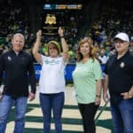 keep waco beautiful recognized at basketball game
