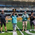 communities in school recognized at baylor game