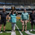 communities in school recognized at baylor game