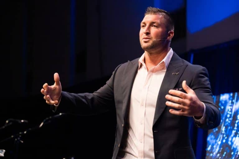 tim tebow talking at care net event