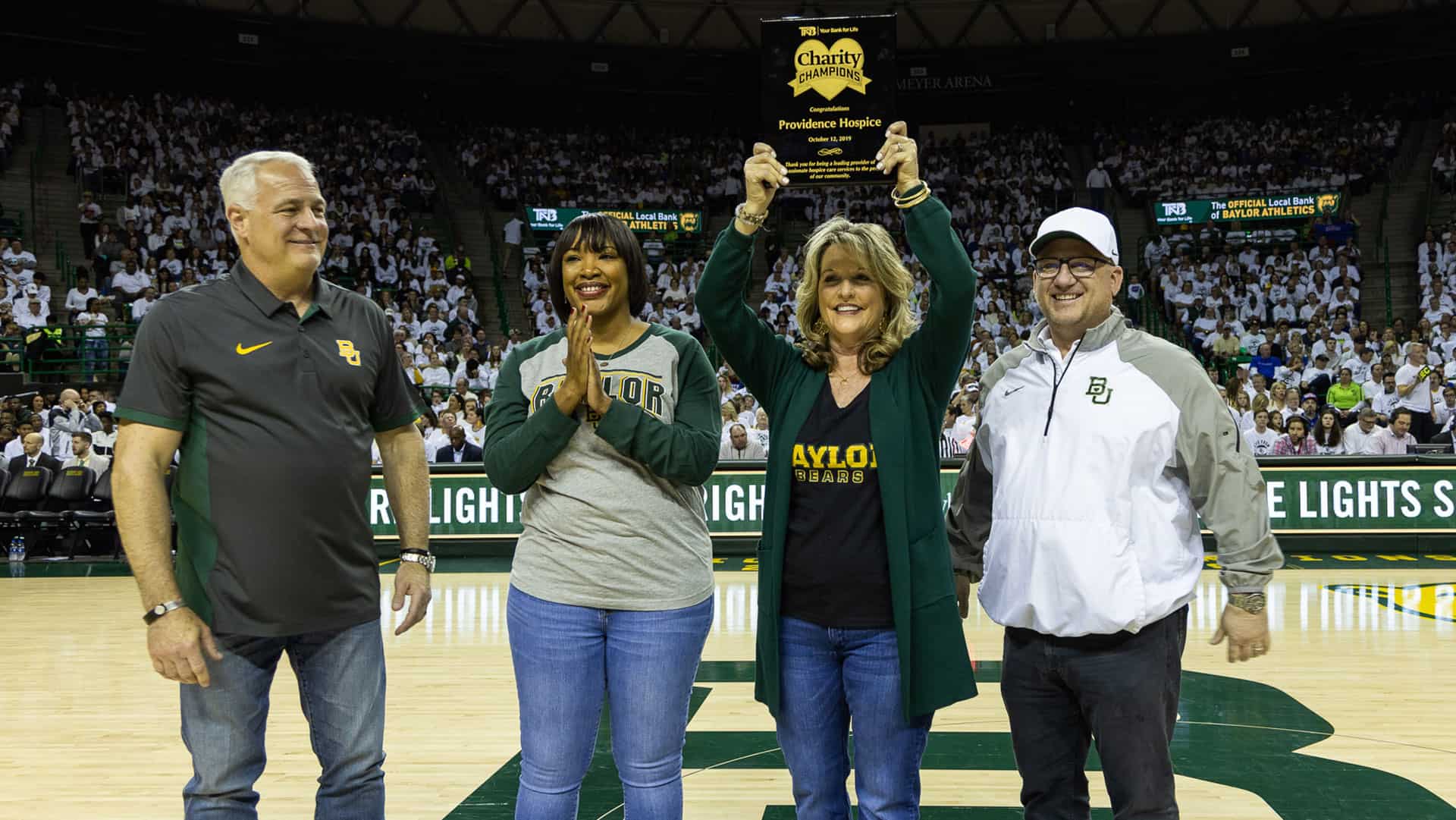 Community Healthcare of Texas recognized at Baylor Men's Basketball Game